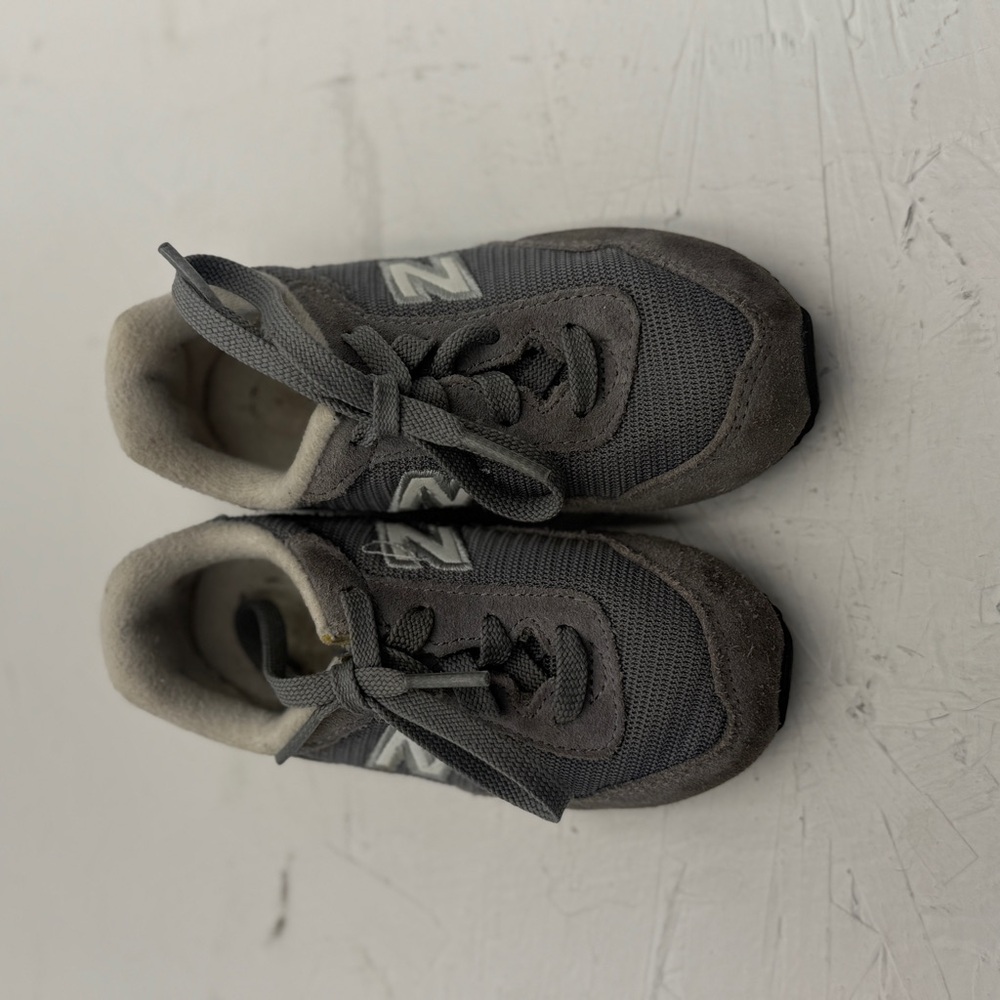 New Balance Kids Charcoal Sneakers